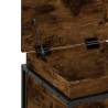 Storage Box with Lid - Smoked Oak 40x40x51.5 cm | HipoMarket