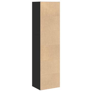 Stylish Black Bookcase 40x30 cm - Ideal Storage Solution