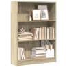  Bookcase Sonoma Oak 80x24x109 cm Engineered Wood Colour sonoma oak Quantity in Package 1 Height 109 cm Width 80 cm 