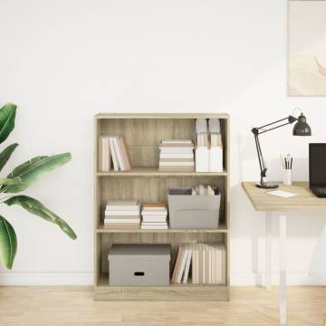 Bookcase Sonoma Oak 80x24x109 cm - Stylish Storage Solution