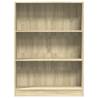 Bookcase Sonoma Oak 80x24x109 cm - Stylish Storage Solution