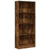 Bookcase Smoked Oak 60x24x143 cm - Stylish Storage Solution