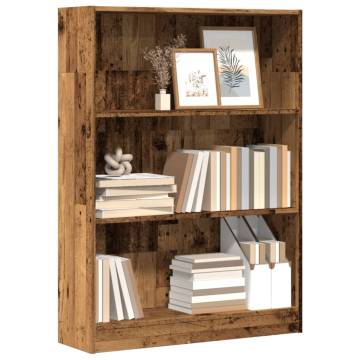 Bookcase Old Wood 80x24x109 cm - Stylish Storage Solution