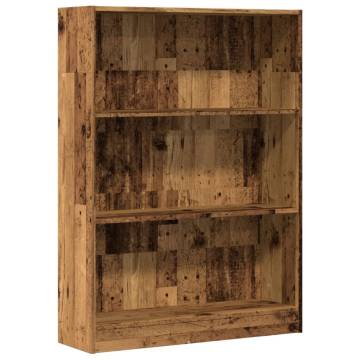 Bookcase Old Wood 80x24x109 cm - Stylish Storage Solution