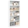  Bookcase White 80x24x176 cm Engineered Wood Colour white Quantity in Package 1 Height 176 cm Width 80 cm 