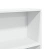 White Bookcase 80x24x176 cm - Stylish Storage Solution