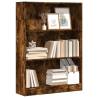  Bookcase Smoked Oak 80x24x109 cm Engineered Wood Colour smoked oak Quantity in Package 1 Height 109 cm Width 80 cm 