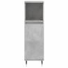 3 Piece Bathroom Cabinet Set - Concrete Grey Wood | HipoMarket