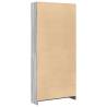 Stylish Grey Sonoma Bookcase - 80x24x176 cm Engineered Wood