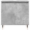 3 Piece Bathroom Cabinet Set - Concrete Grey Wood | HipoMarket