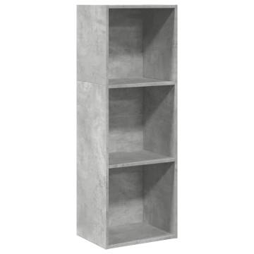 Bookcase Concrete Grey - Stylish Storage Solution | Hipomarket