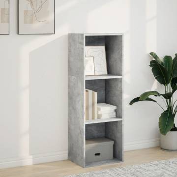 Bookcase Concrete Grey - Stylish Storage Solution | Hipomarket