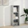 Bookcase Concrete Grey - Stylish Storage Solution | Hipomarket