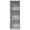 Bookcase Concrete Grey - Stylish Storage Solution | Hipomarket