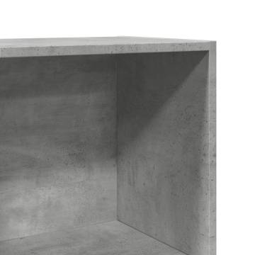 Bookcase Concrete Grey - Stylish Storage Solution | Hipomarket