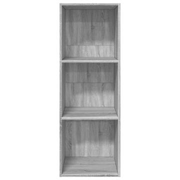 Bookcase Grey Sonoma 40x30x114 cm - Stylish Storage Solution