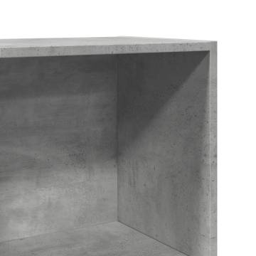 Bookcase Concrete Grey 40x30x152 cm - Stylish Storage Solution