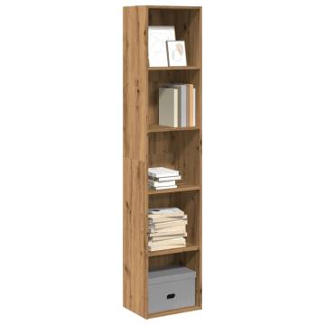 Artisian Oak Bookcase - 40x30x189 cm | Hipomarket