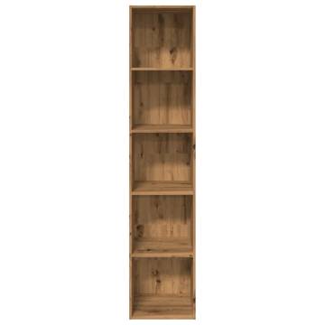 Artisian Oak Bookcase - 40x30x189 cm | Hipomarket