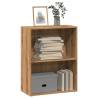  Bookcase Artisian Oak 60x30x77 cm Engineered Wood Colour artisian oak Quantity in Package 1 Height 77 cm Width 60 cm 