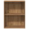 Artisian Oak Bookcase - Engineered Wood | 60x30x77 cm