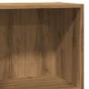 Artisian Oak Bookcase - Engineered Wood | 60x30x77 cm