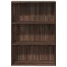 Bookcase Brown Oak 80x30x114 cm | Durable Engineered Wood