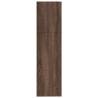 Bookcase Brown Oak 80x30x114 cm | Durable Engineered Wood