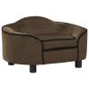  Dog Sofa Brown 67x47x36 cm Plush Colour brown 