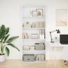 Elegant White Book Cabinet - 80x30x189 cm | Hipomarket UK