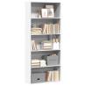 Elegant White Book Cabinet - 80x30x189 cm | Hipomarket UK