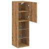 Stylish TV Cabinet with LED Lights - Artisan Oak | HipoMarket