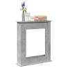  Fireplace Surround Concrete Grey 75x20x87.5 cm Engineered Wood Colour concrete grey 