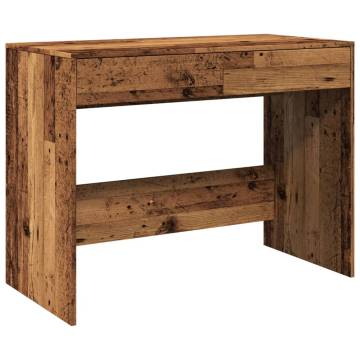 Old Wood Desk 101x50 cm - Durable Office Solution