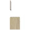 2 Piece Bathroom Furniture Set - Sonoma Oak Wood