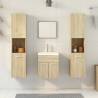 5 Piece Bathroom Furniture Set - Sonoma Oak | Hipomarket UK