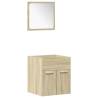 5 Piece Bathroom Furniture Set - Sonoma Oak | Hipomarket UK