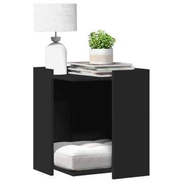 Cat Litter Box Enclosure Black | Stylish & Space-Saving Design