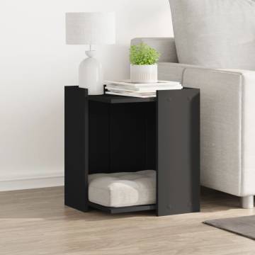 Cat Litter Box Enclosure Black | Stylish & Space-Saving Design