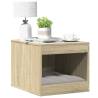  Cat Litter Box Enclosure Sonoma Oak 47x59x42 cm Engineered Wood Colour sonoma oak 