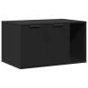 Cat Litter Box Enclosure Black - Stylish & Functional 80x50x45 cm