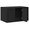 Cat Litter Box Enclosure Black - Stylish & Functional 80x50x45 cm