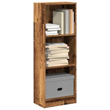 Bookcase Old Wood - Storage Solution 40x24x109 cm