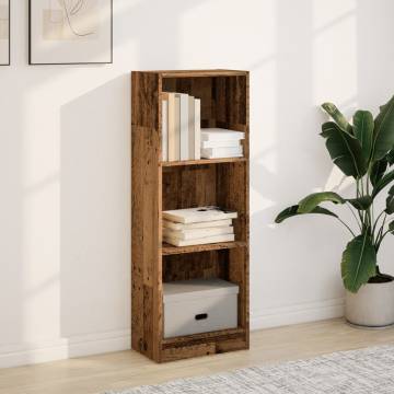 Bookcase Old Wood - Storage Solution 40x24x109 cm