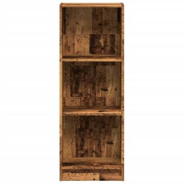 Bookcase Old Wood - Storage Solution 40x24x109 cm