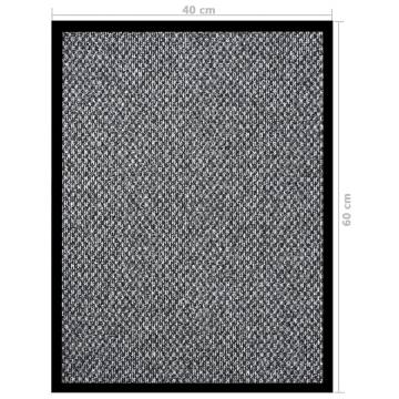 Grey Doormat 40x60 cm - Essential Outdoor & Indoor Mat