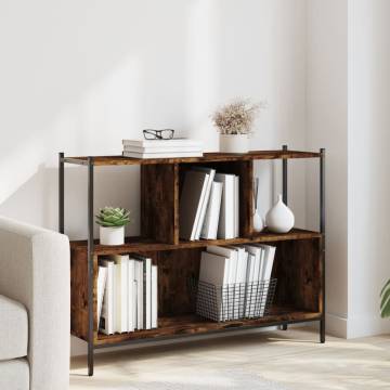 Bookcase Smoked Oak - Stylish Storage & Decor | HipoMarket