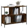 Bookcase Smoked Oak - Stylish Storage & Decor | HipoMarket