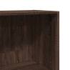 Brown Oak Bookcase 40x30x189 cm - Engineered Wood Storage