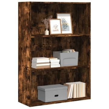 Smoked Oak Bookcase - Stylish Storage Solution | HipoMarket